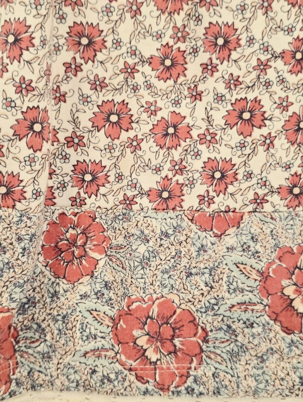 Lucky Brand Girls Floral Short Sleeve Dress - Pink & White